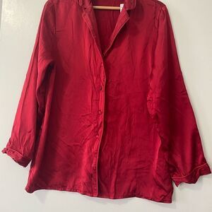 Intimissimi Mannish-Cut Jacket in Silk Satin